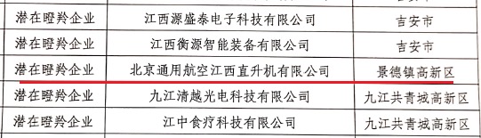 喜讯！江直公司入选江西省2020年度独角兽、瞪羚企业榜单